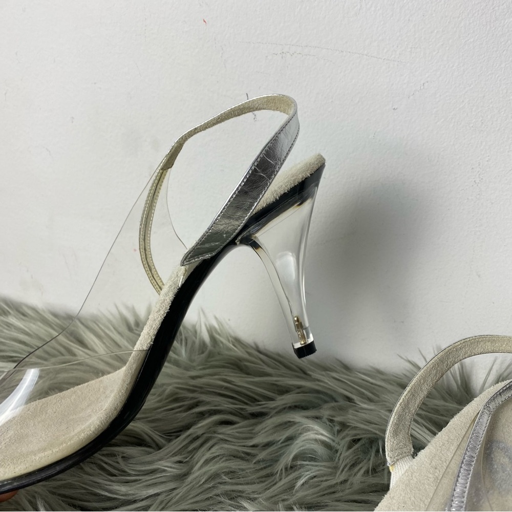 Onex Women's Cream Slingback Shoes Size 8 - Picture 2 of 7